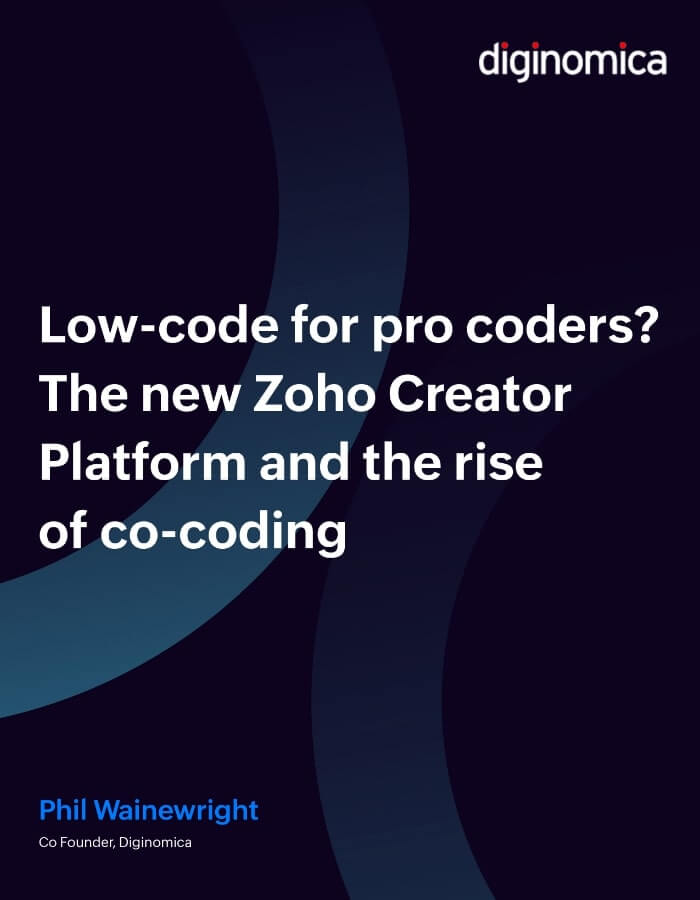 Low Code And The Rise Of Co Coding Zoho Creator