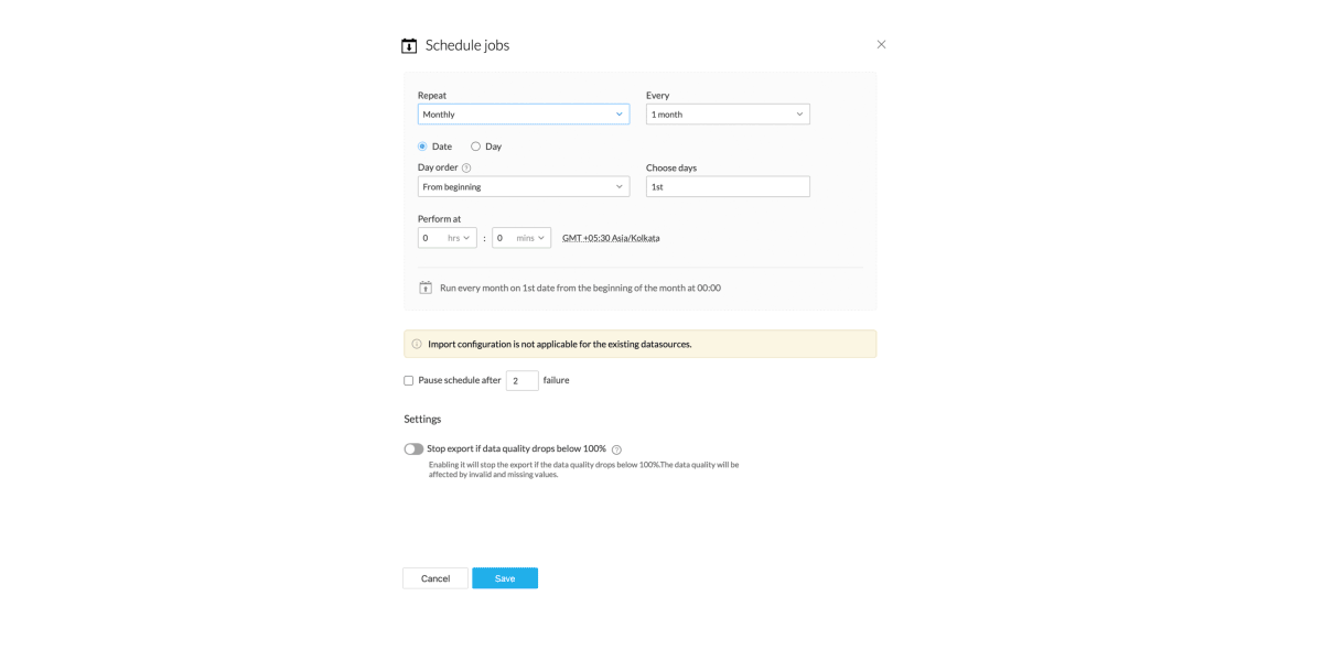 Unified pipeline scheduling