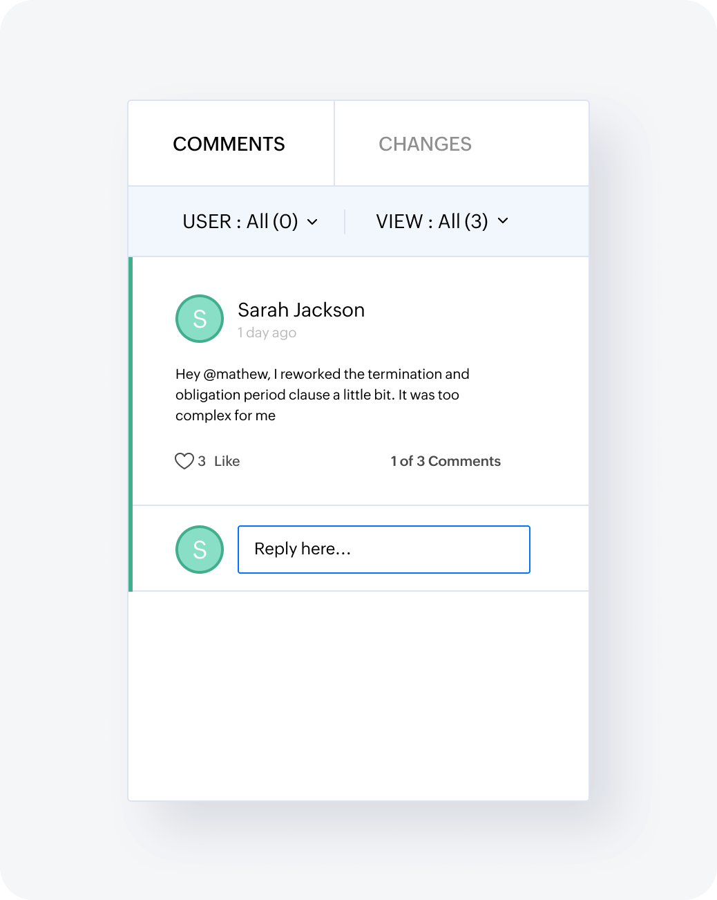 Illustration of contract compliance tracking