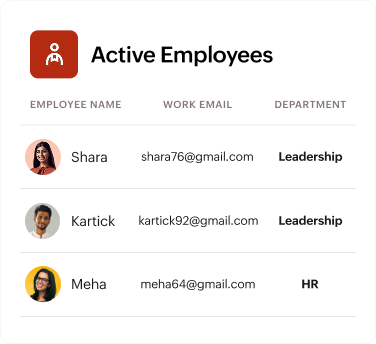 Employee details in one place