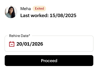 Rehire employees with ease