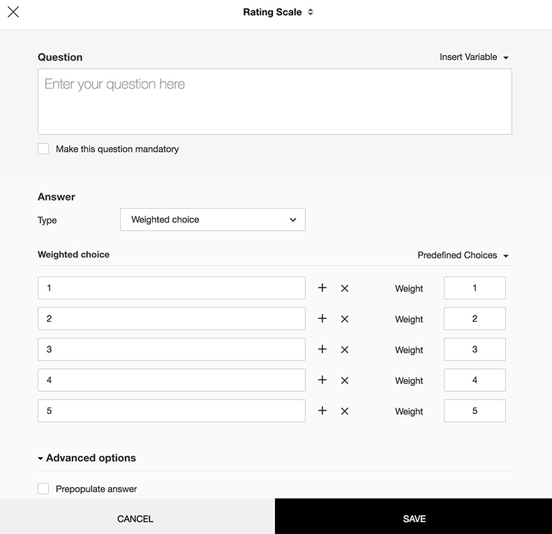 How to add and edit Rating Scale Questions on Zoho Survey?