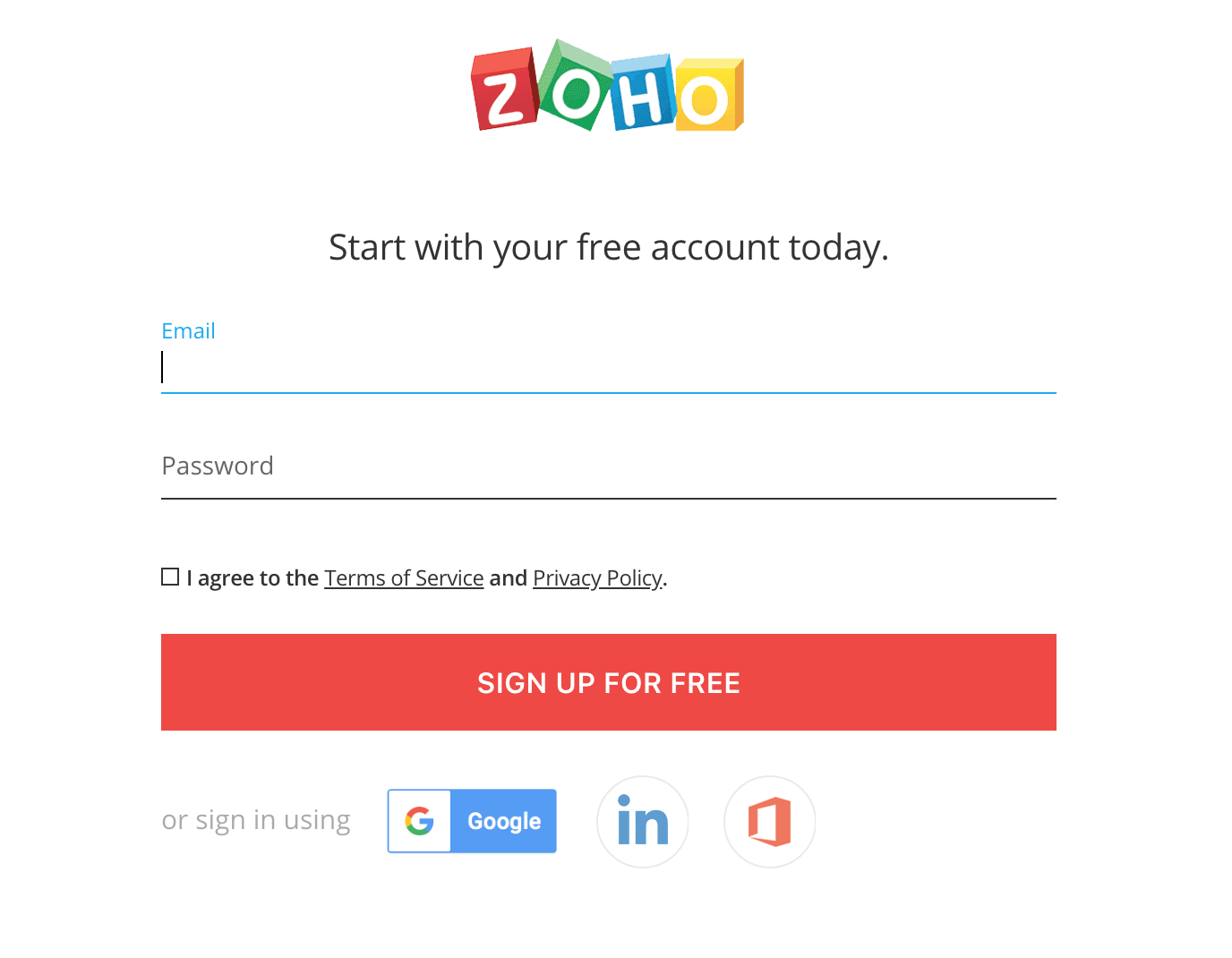 Create Zoho Account - API v1 | Help -Zoho Creator