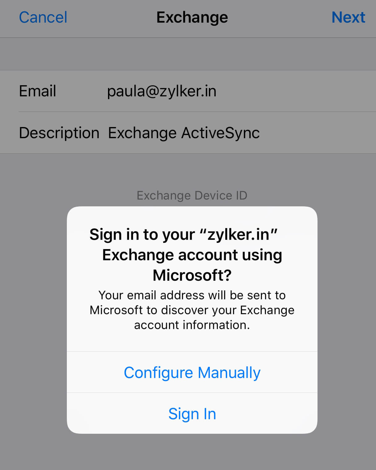 Sync calendars on your mobile device using Exchange ActiveSync
