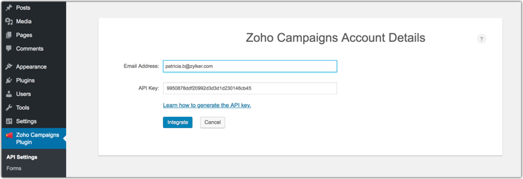 Integration of Campaigns plugin