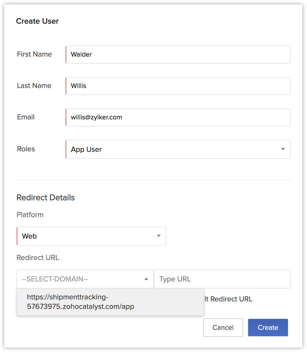 Authentication - Users | Online Help - Zoho Catalyst