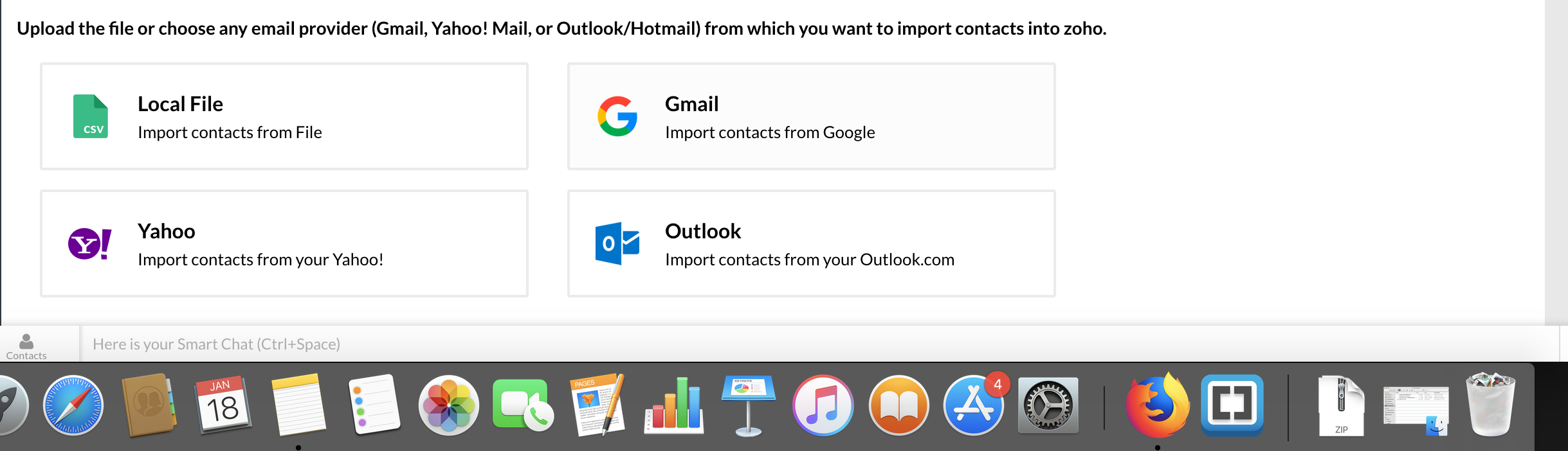 how can i import contacts to outlook from csv