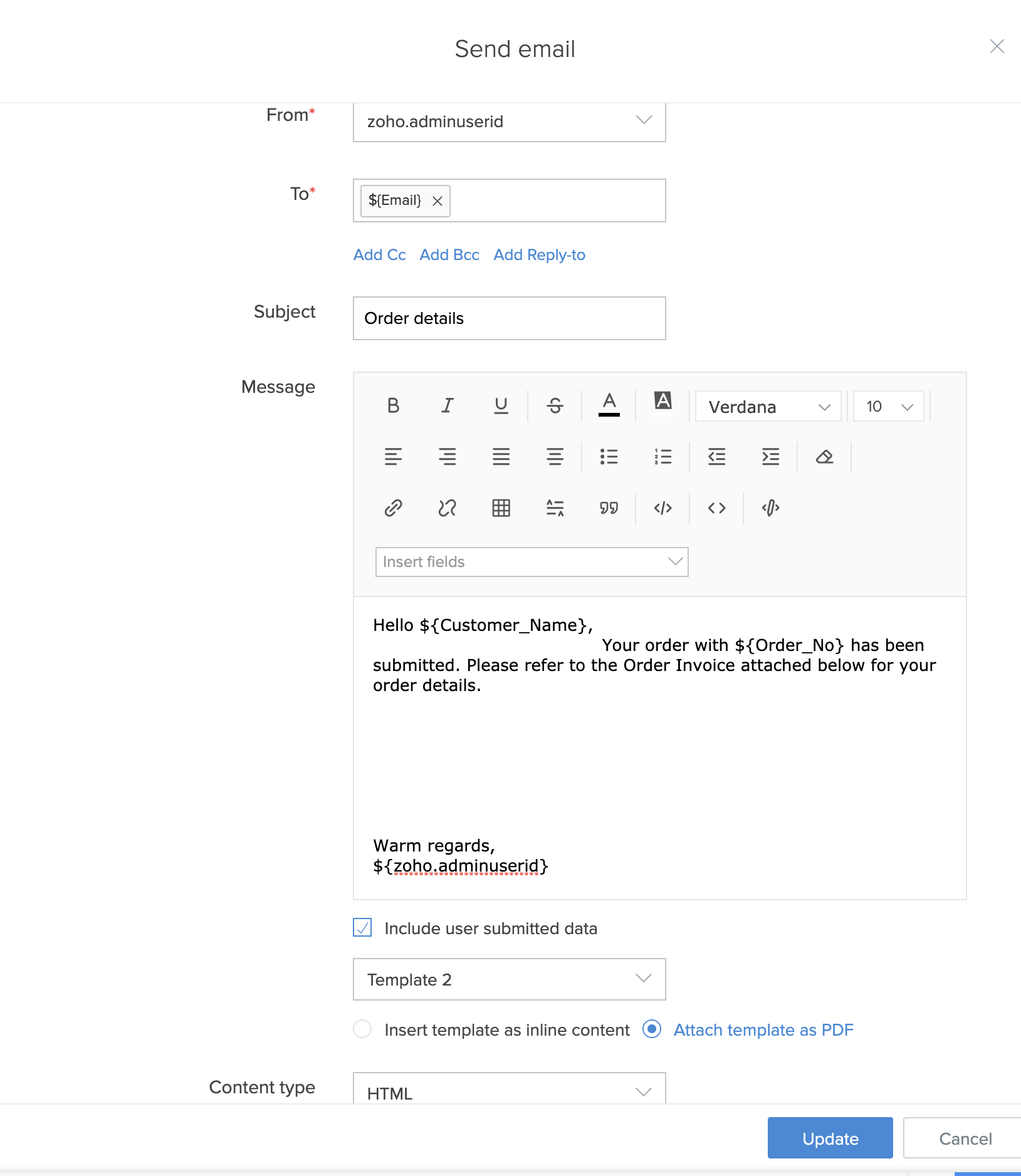 how to get notified zoho newsletter mails in mailbird