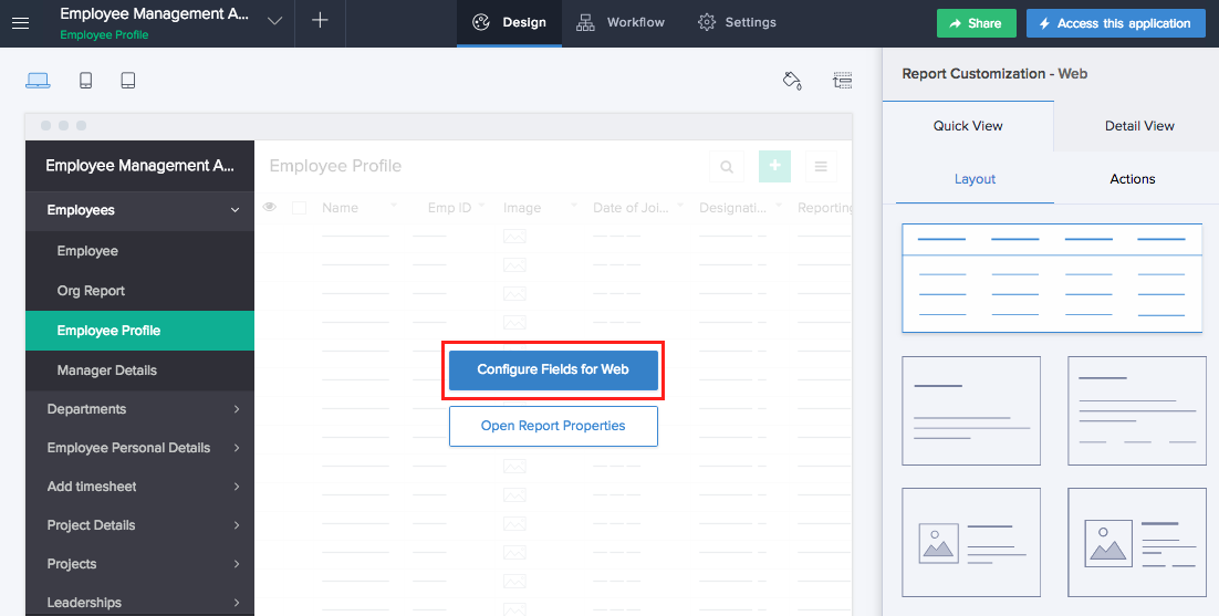 Set Field Name In A List Report Zoho Creator Help