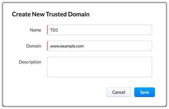 how to make domain trusted