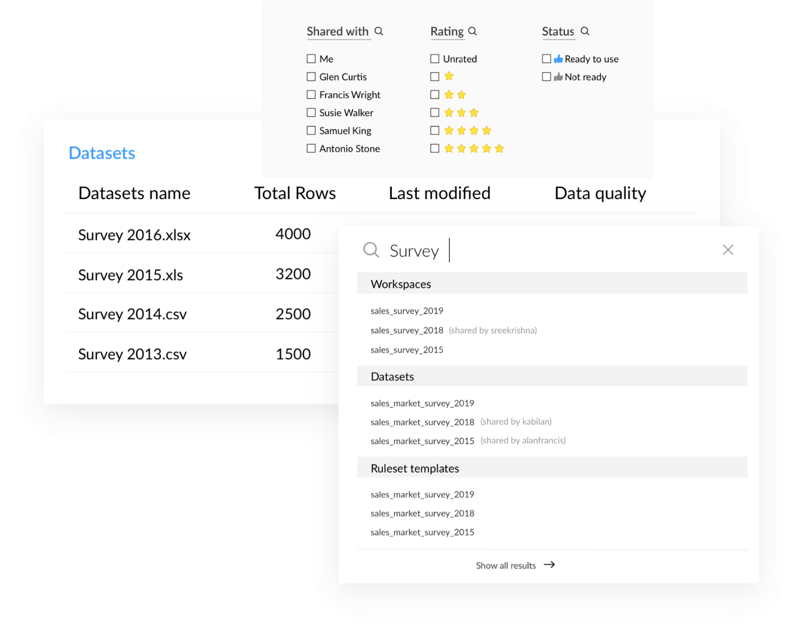 Data catalog