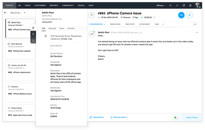 Compare Zoho Desk Vs Zendesk Perfect Zendesk Alternative