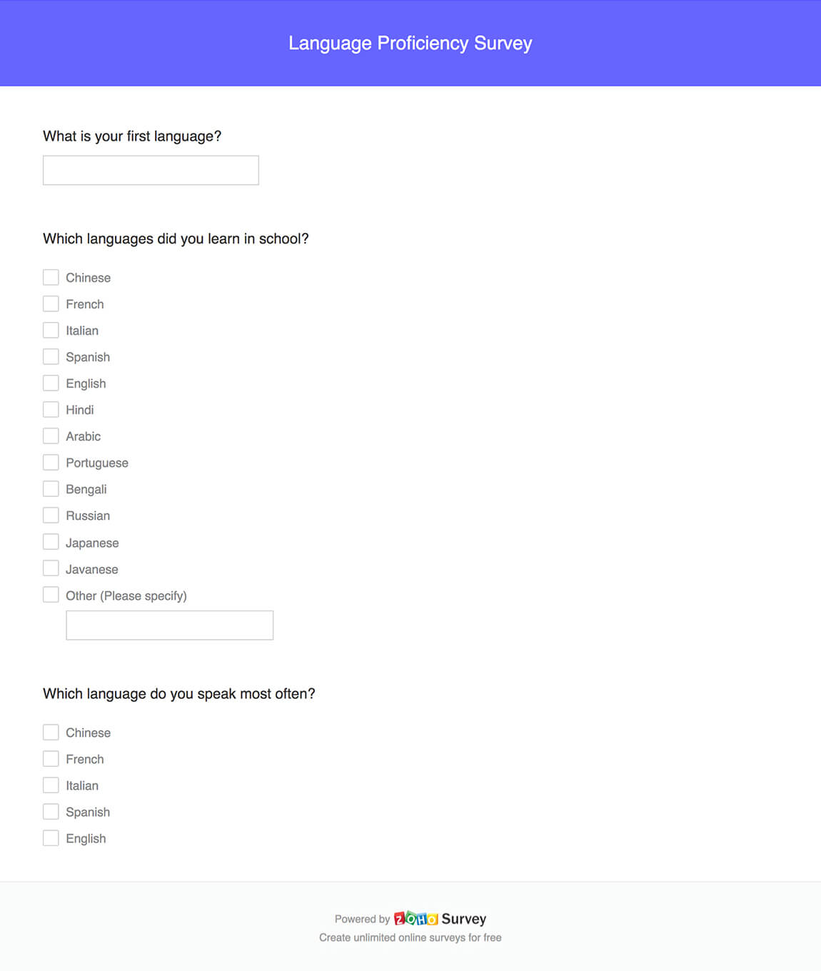 language-proficiency-survey-questionnaire-template-zoho-survey