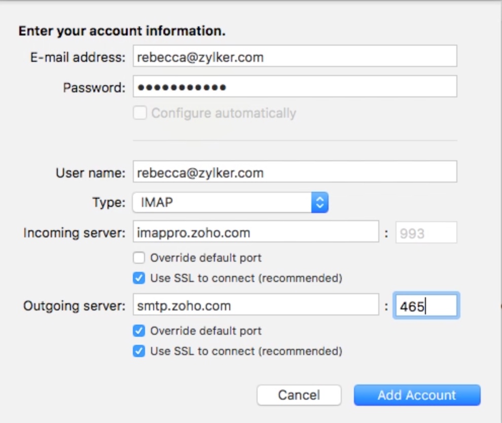 add email account to outlook for mac