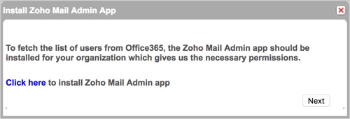 zoho migrate office 365 contacts