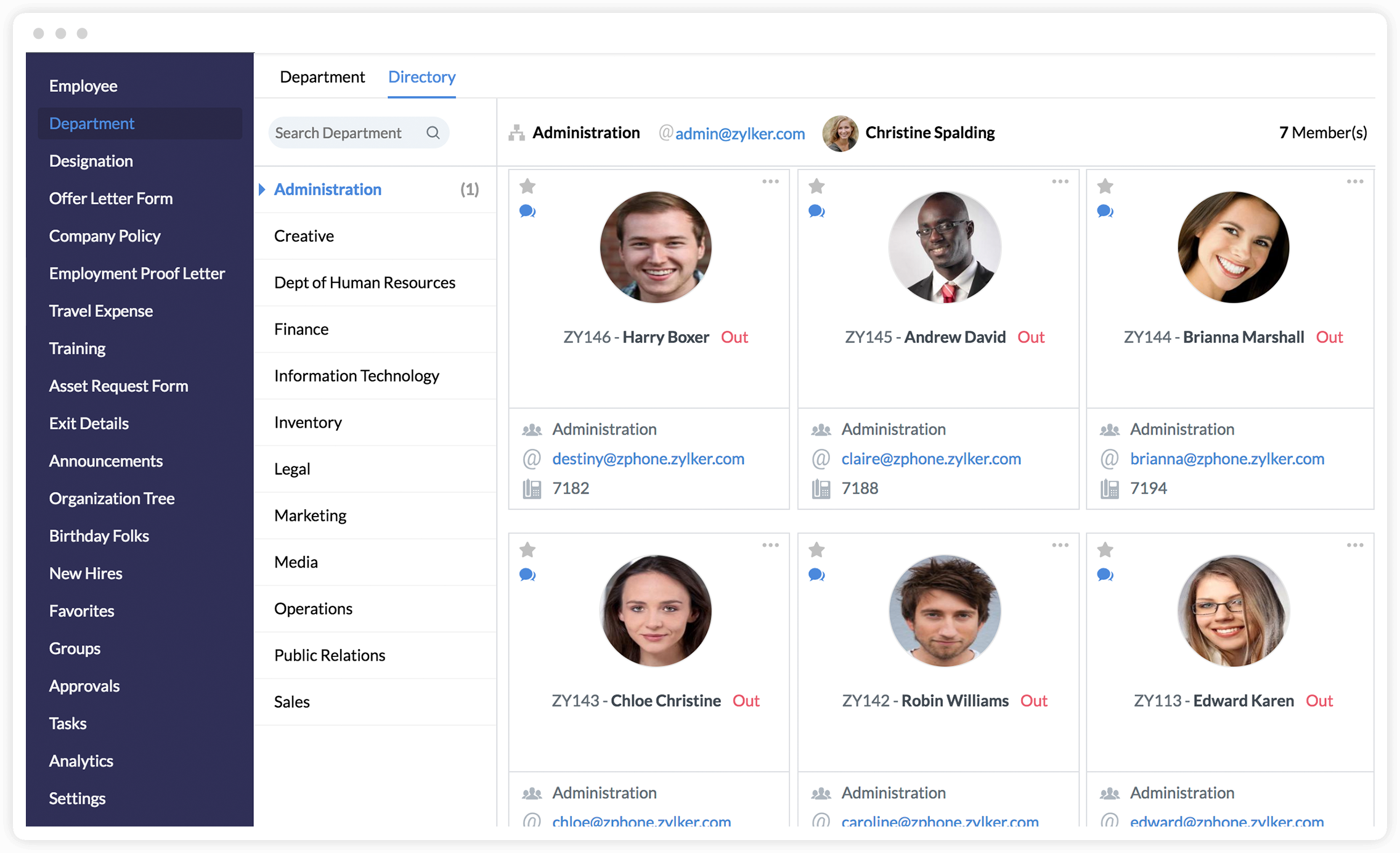 Libre Service Pour Les Employes Logiciel De Gestion Ess Zoho People