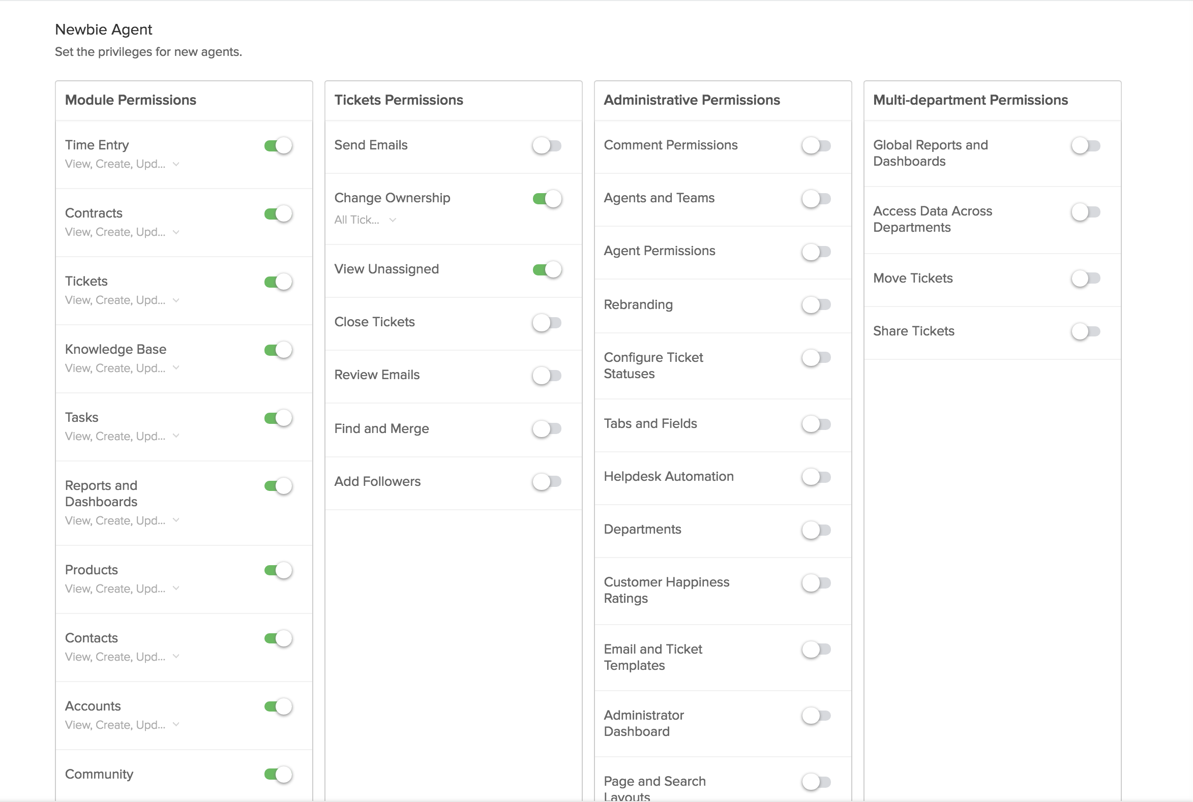 برنامج بوابة العملاء الخاص بـ Zoho desk