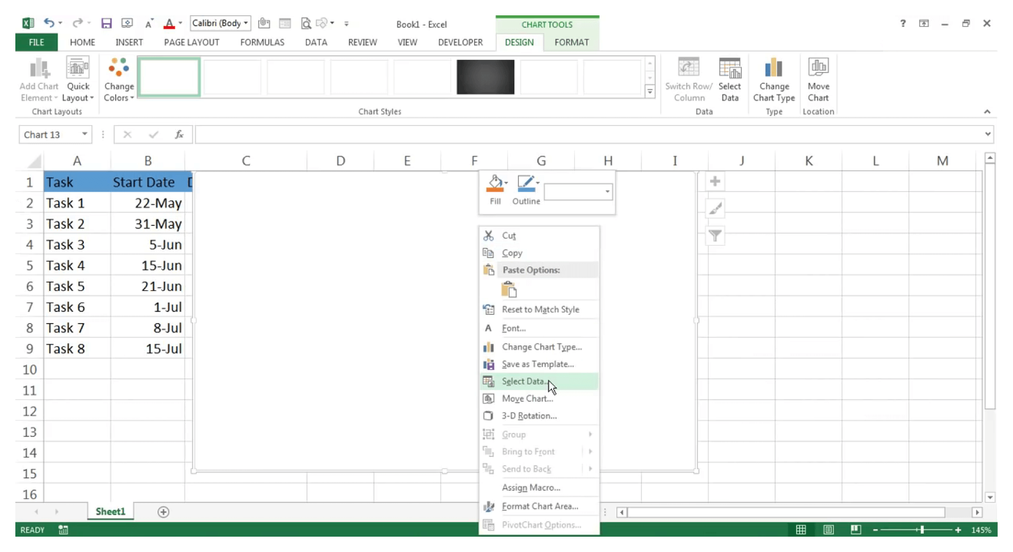 How To Prepare A Gantt Chart In Excel