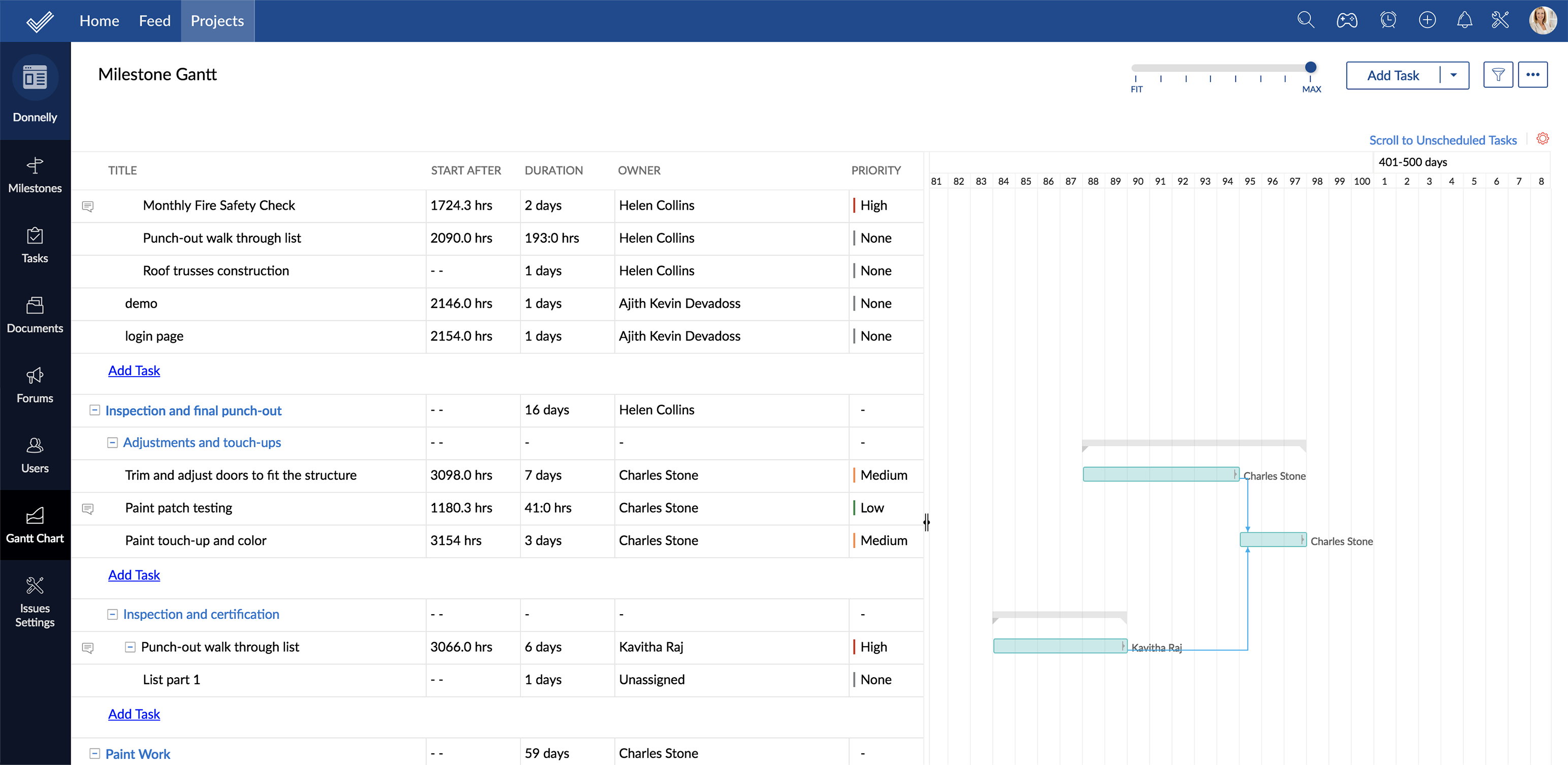 software project management template