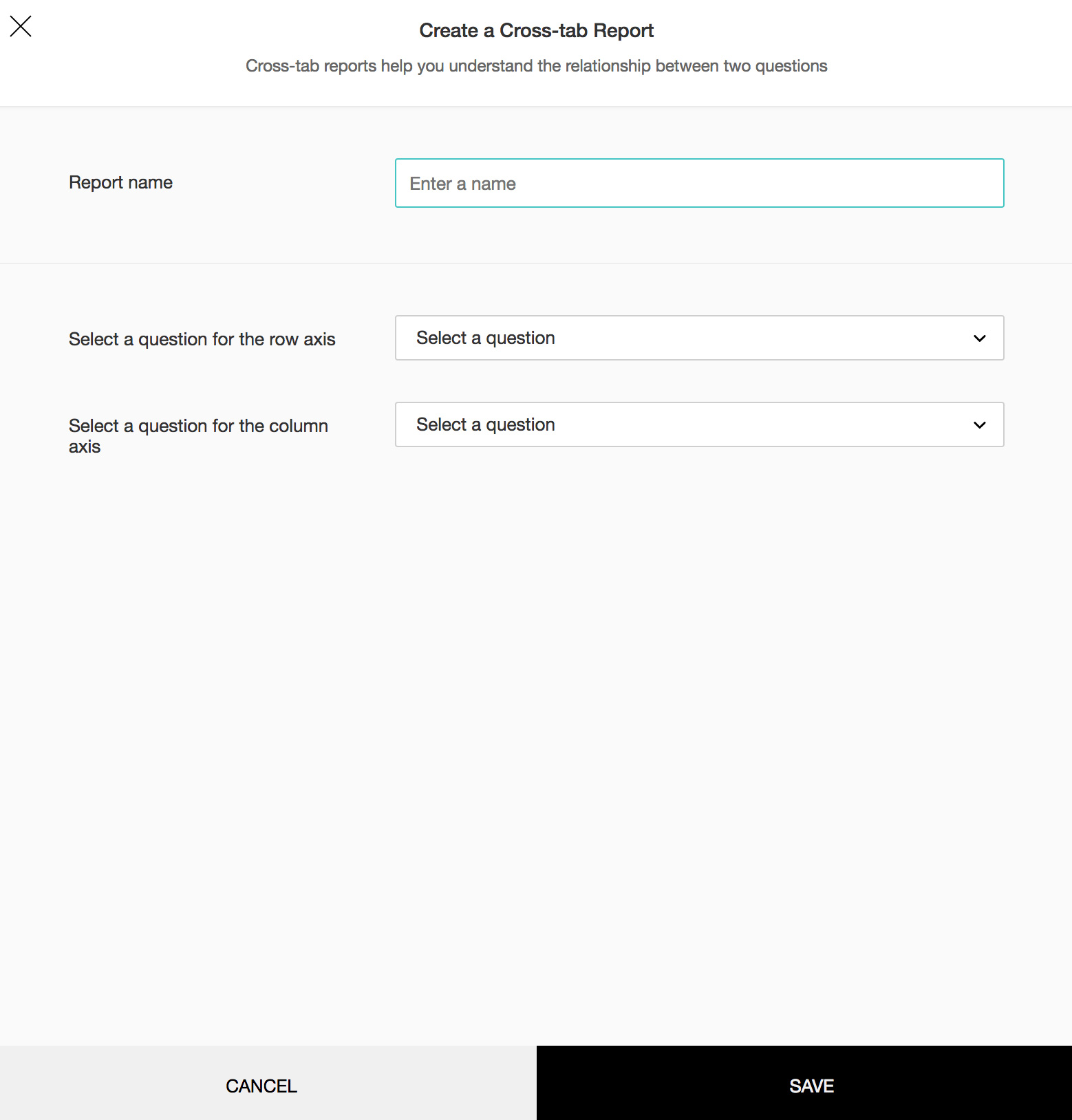 Create custom-tab report with Zoho Survey