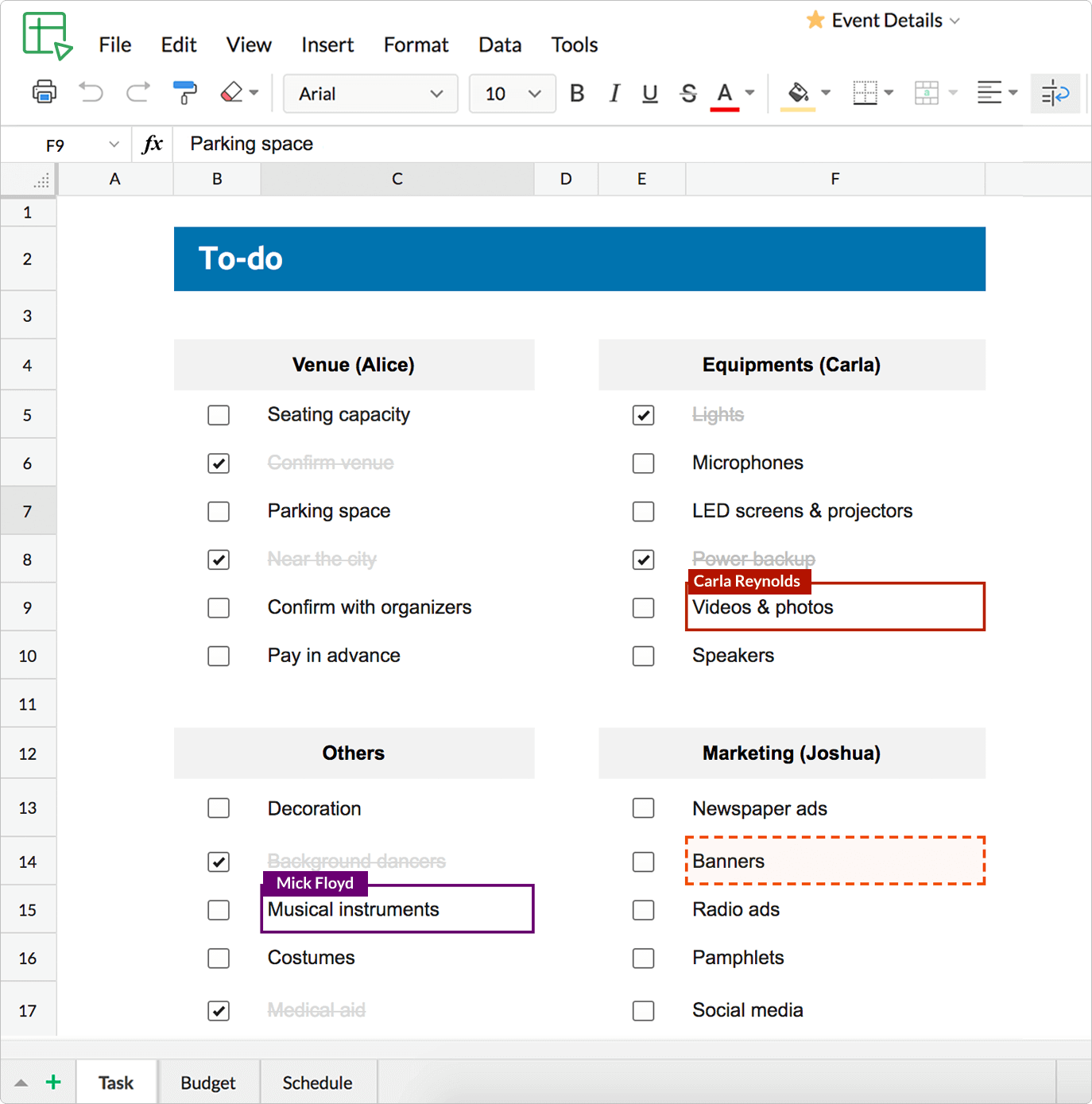 Free Excel Alternative On The Cloud Zoho Sheet