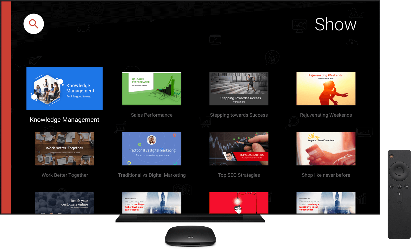 Zoho Show für Android TV