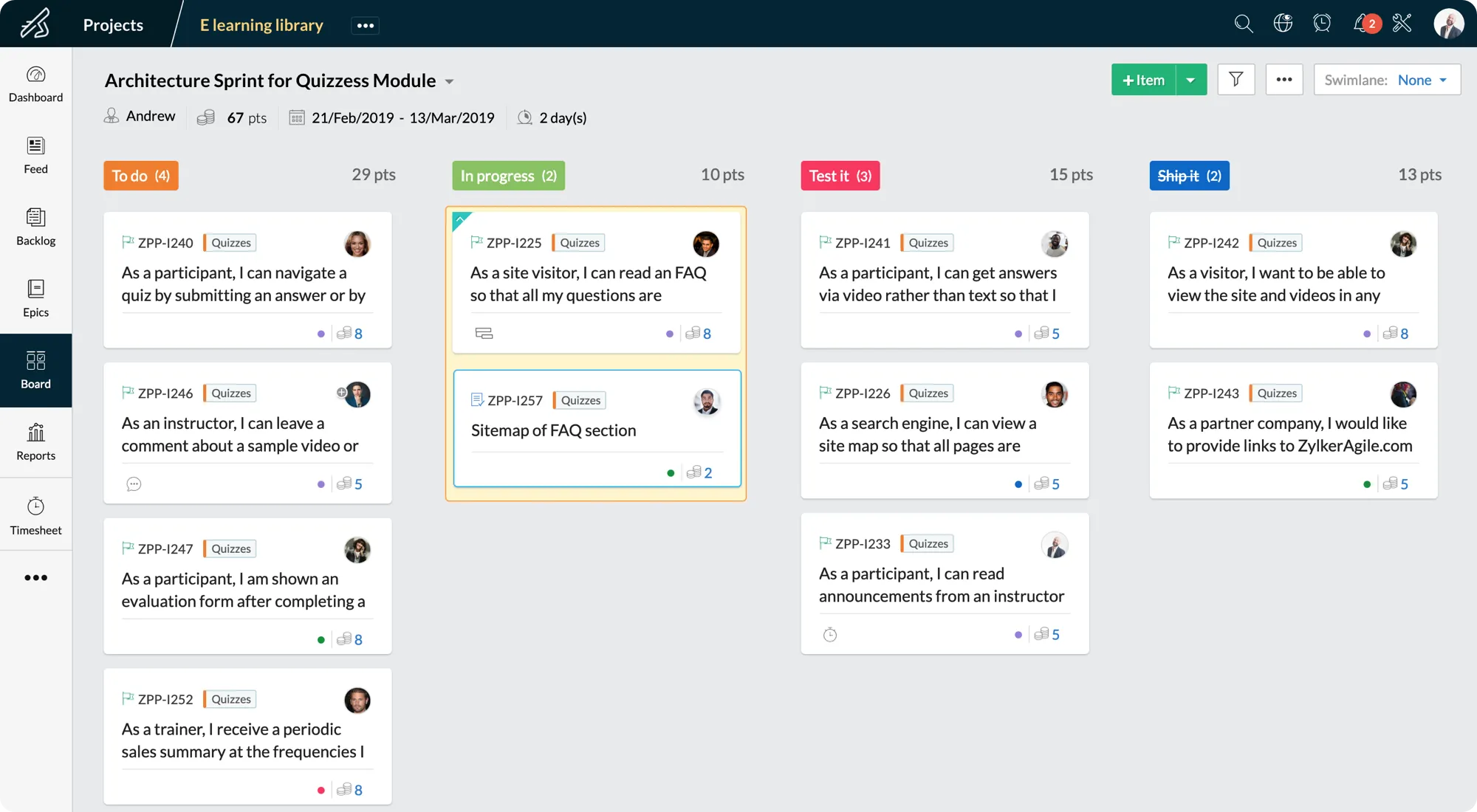 What Is Scrum Board Online Scrum Boards Vs Physical Zoho Sprints