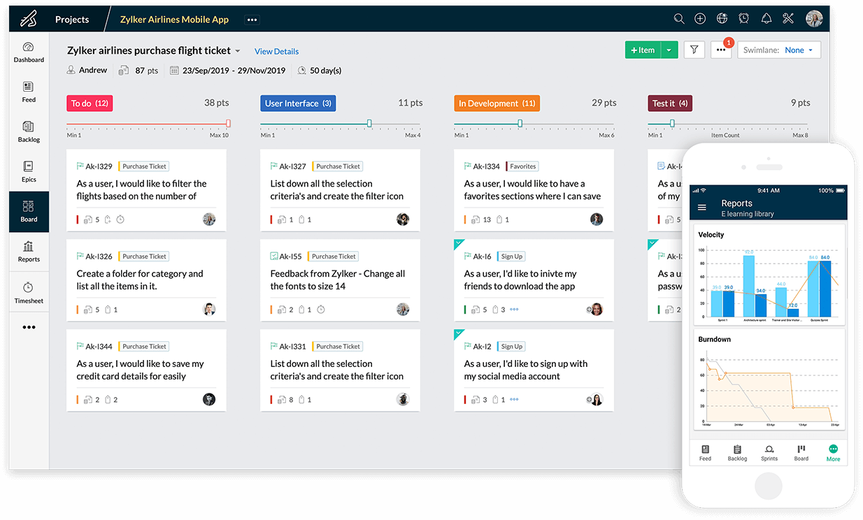 Conheça O Zoho Sprints