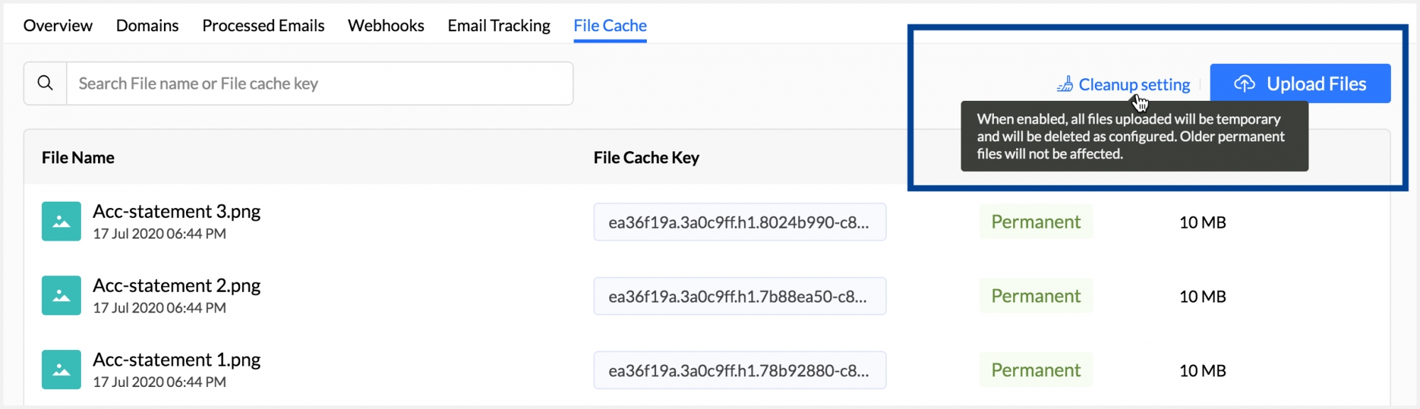 transmail-file-cache