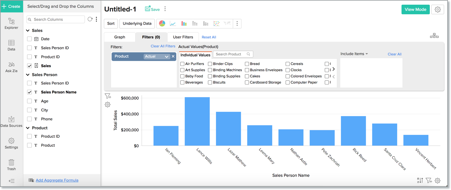 Joining Tables l Zoho Analytics Help