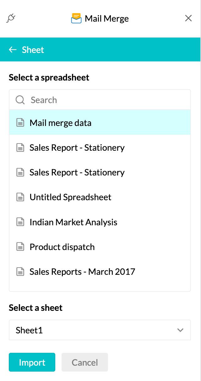 Mail Merge Using Spreadsheet To Customize Your Email Zoho Mail 1857