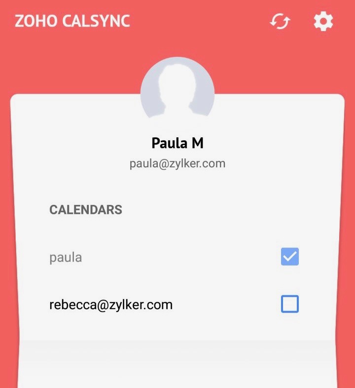 Sync Zoho Calendar on your Android mobile