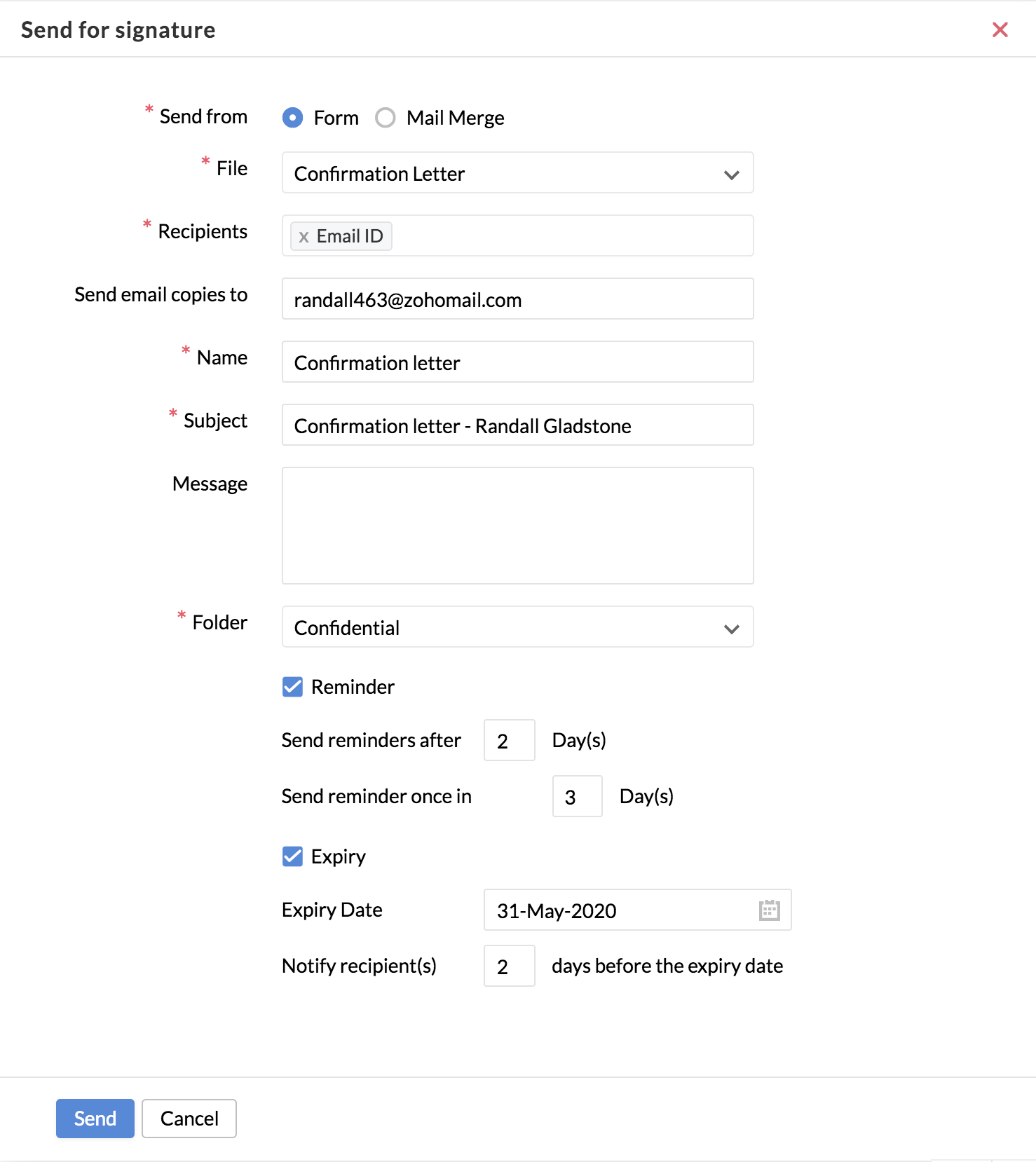 Integrating with DocuSign