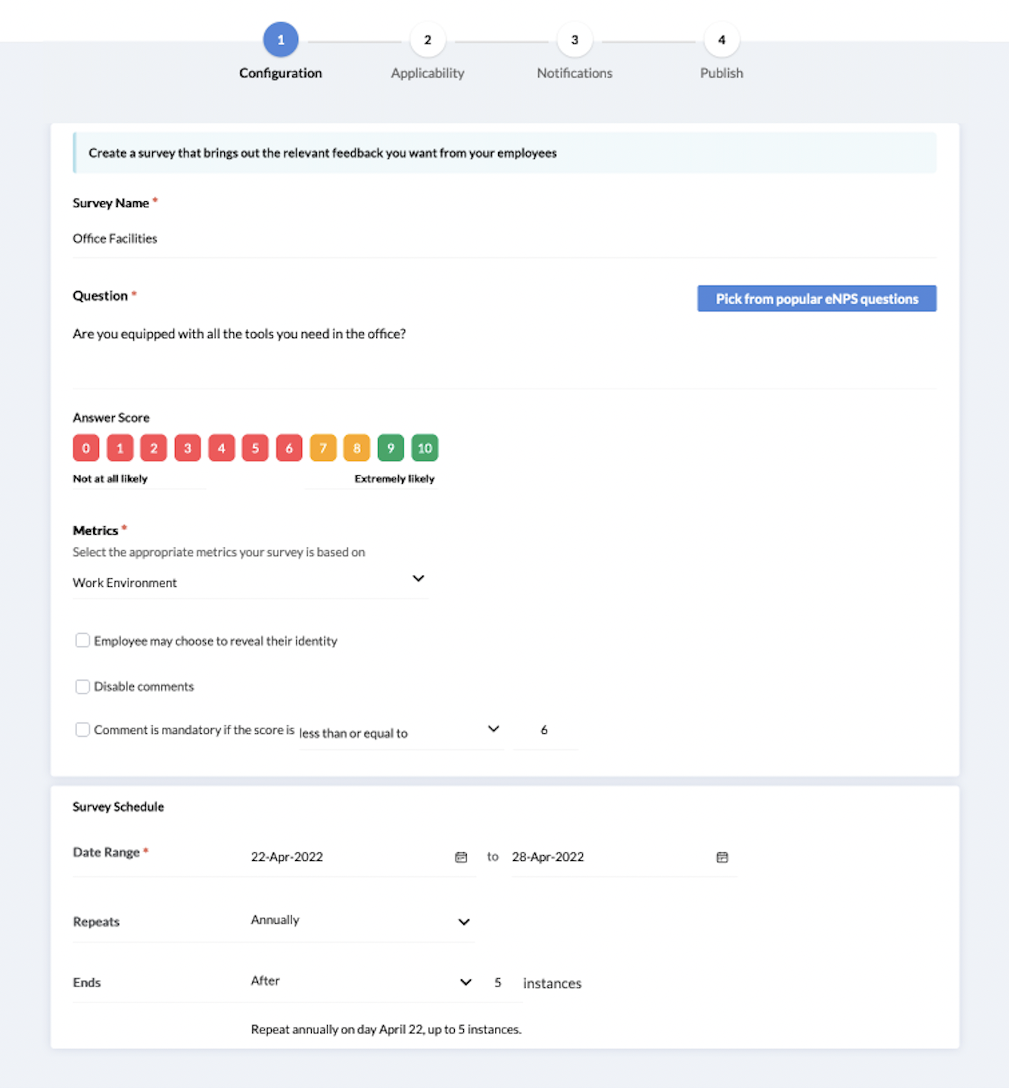 Employee Engagement II eNPS Survey II Zoho People