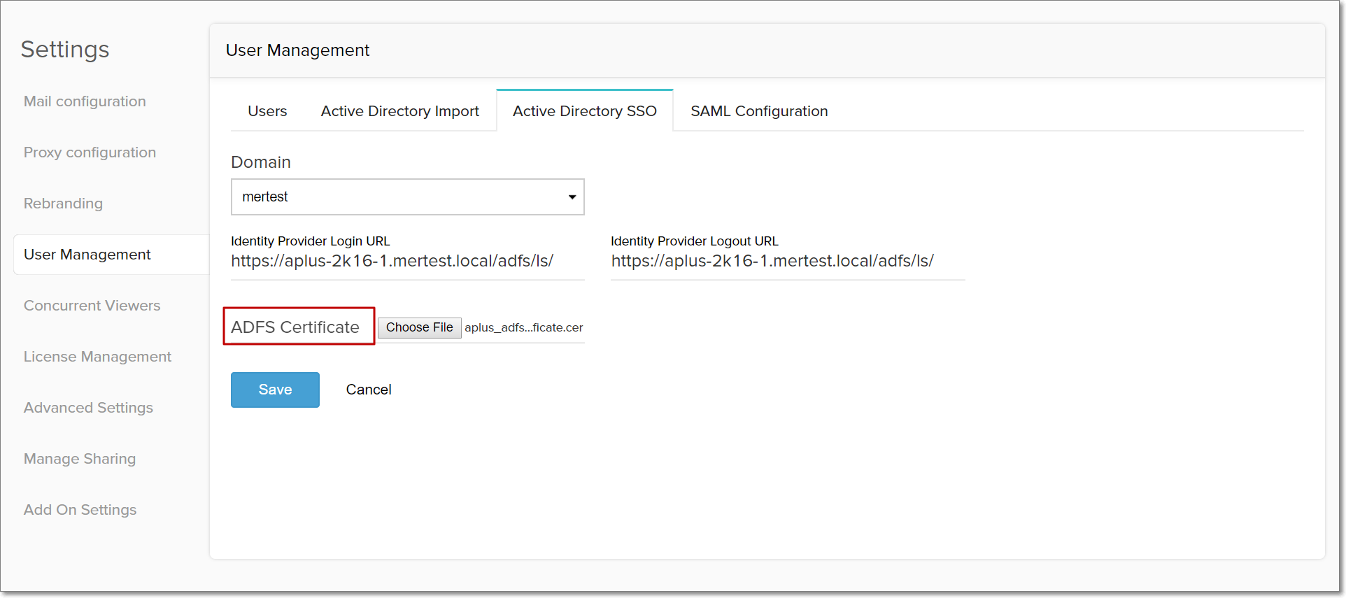 Active Directory | Zoho Analytics On-Premise