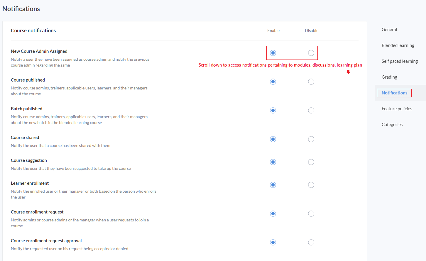 LMS Settings | Zoho People