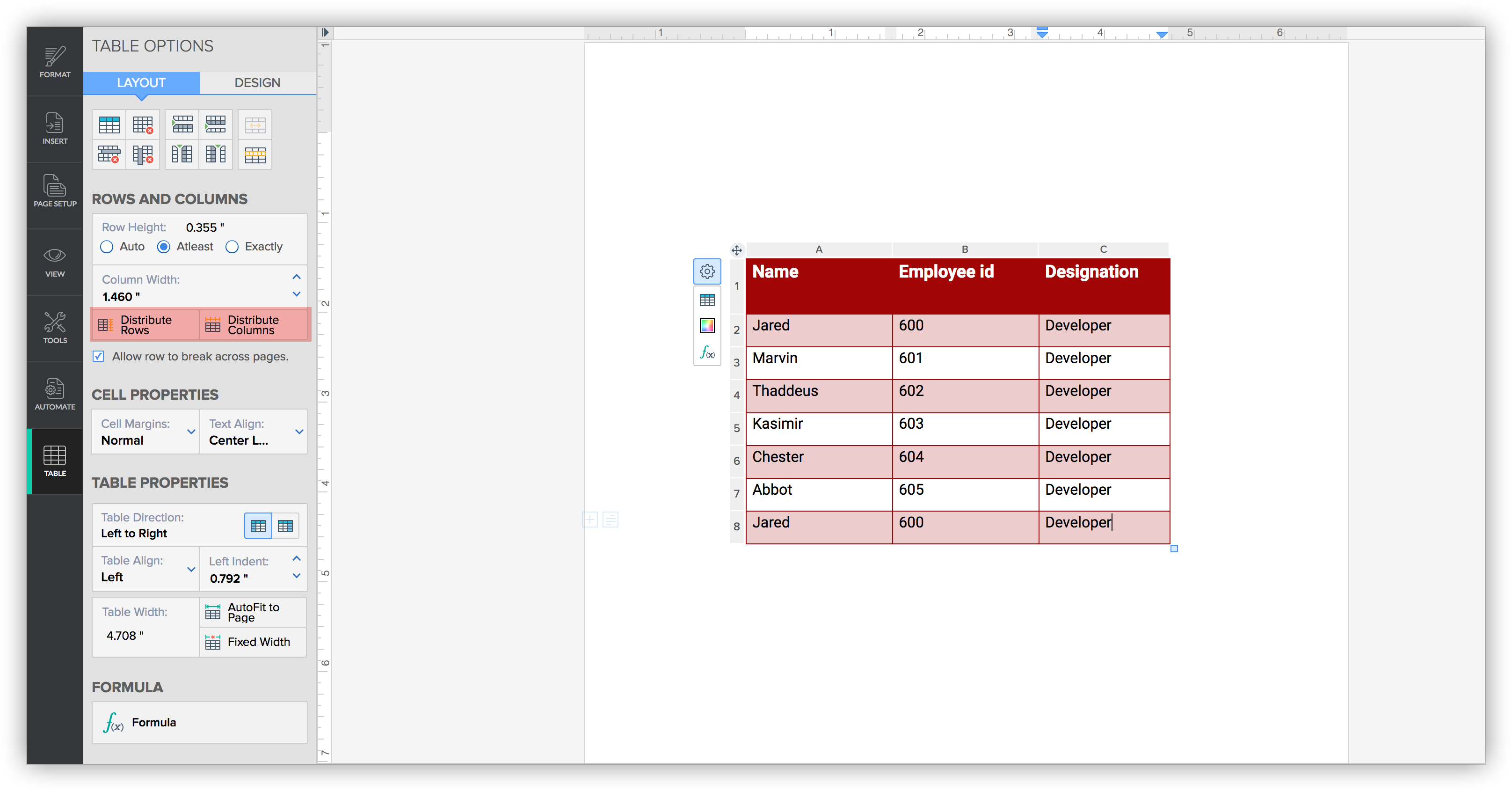 How To Create And Edit Tables In Writer 7762