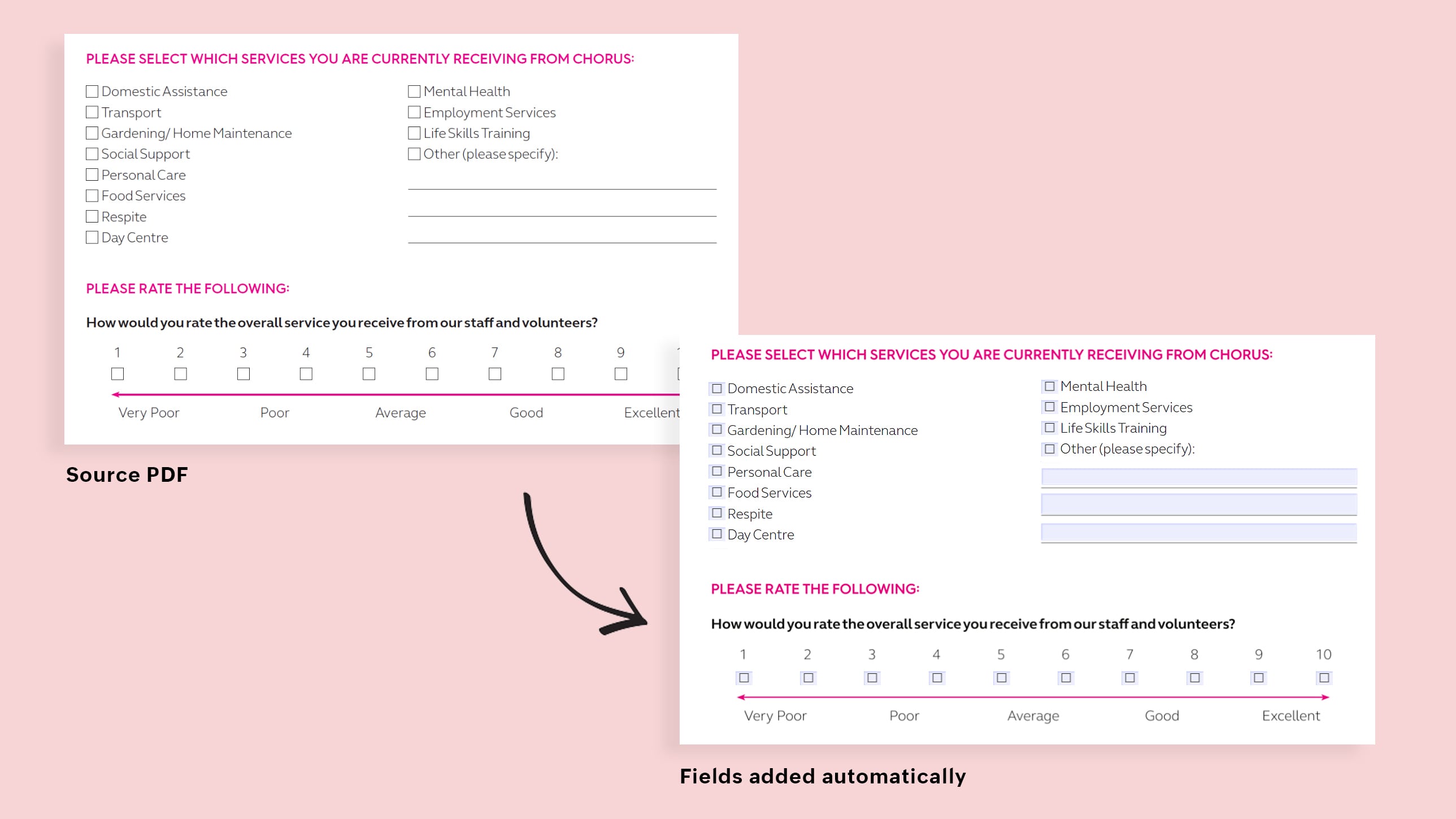 you tube insert fillable check box word