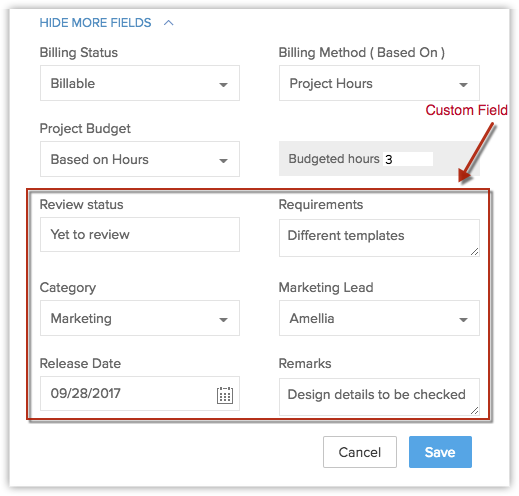 workflow zoho projects tasks