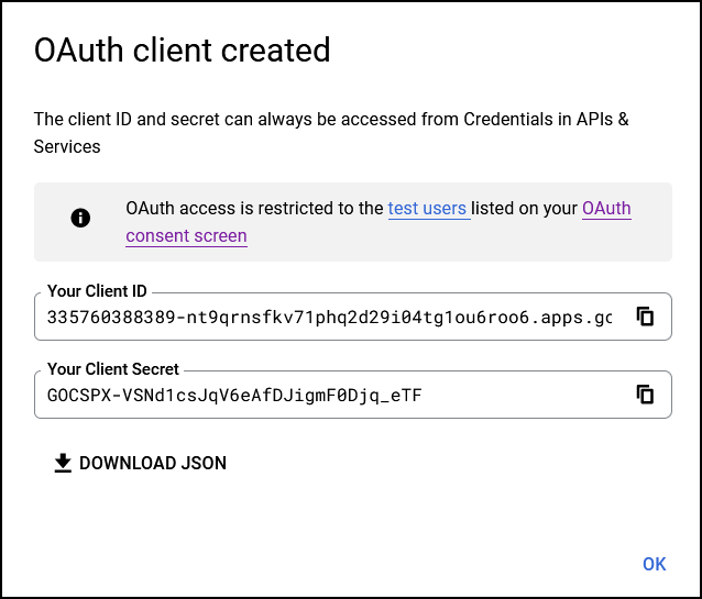 gsuite-client-id-secret