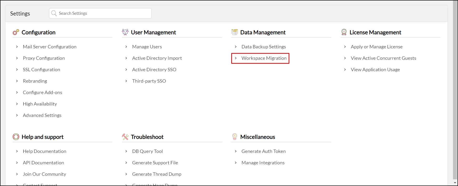 zoho-analytics-workspace-migration-option