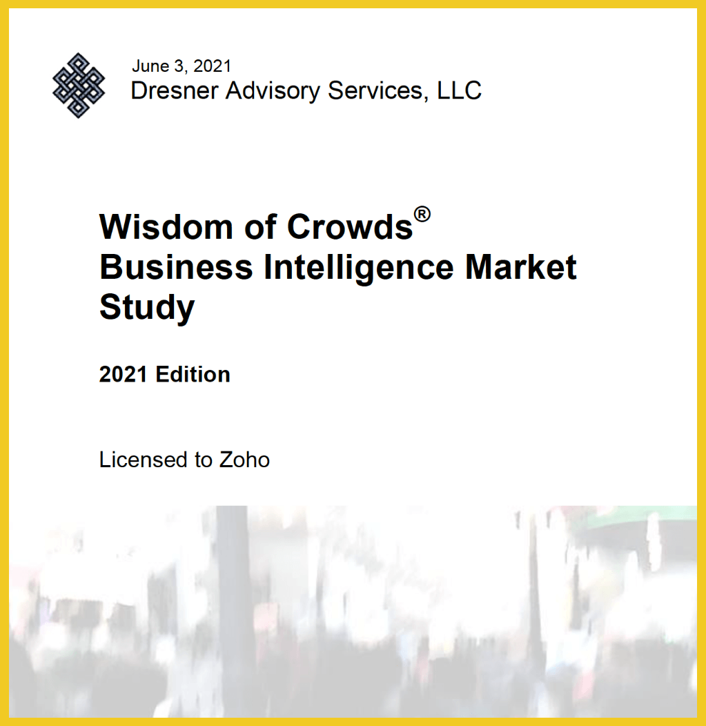 Customer Experience and Vendor Credibility by Dresner Advisory Services