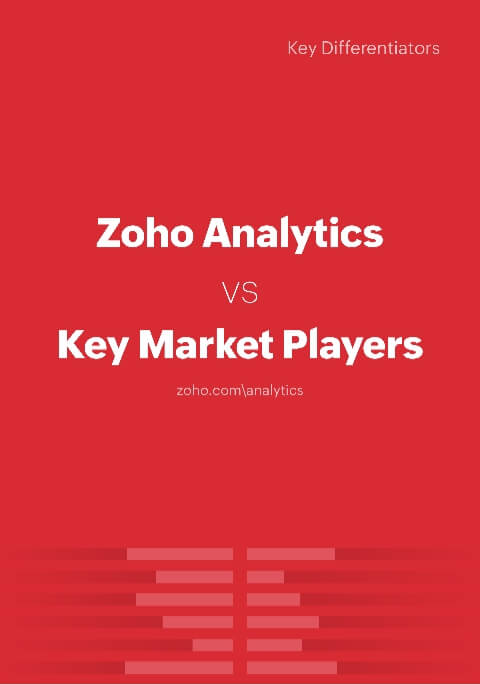 Zoho Analytics vs Key Market Players