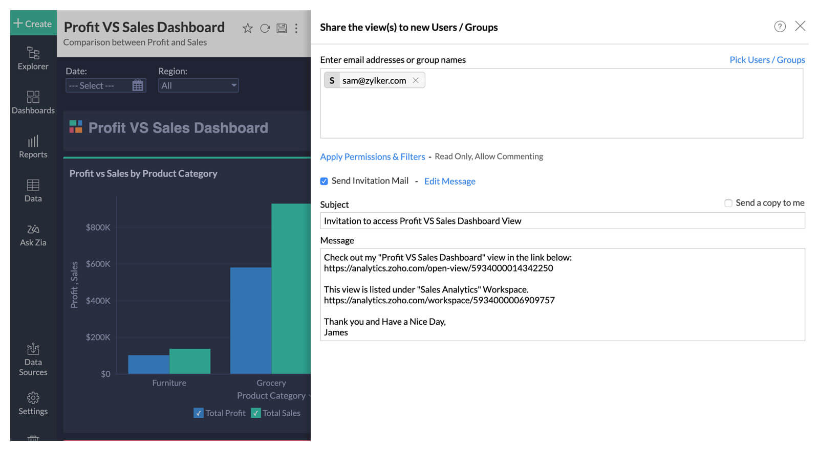 Create dashboard pass