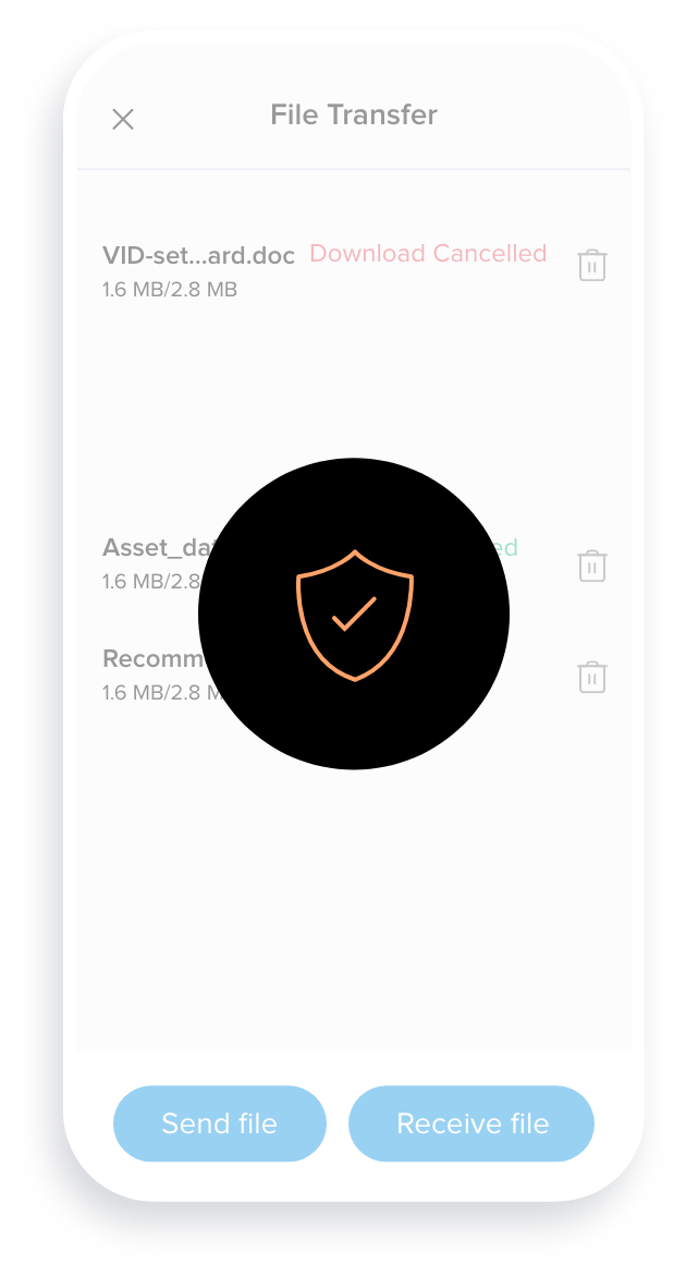 Accès à distance - Écrans iOS : Zoho Assist