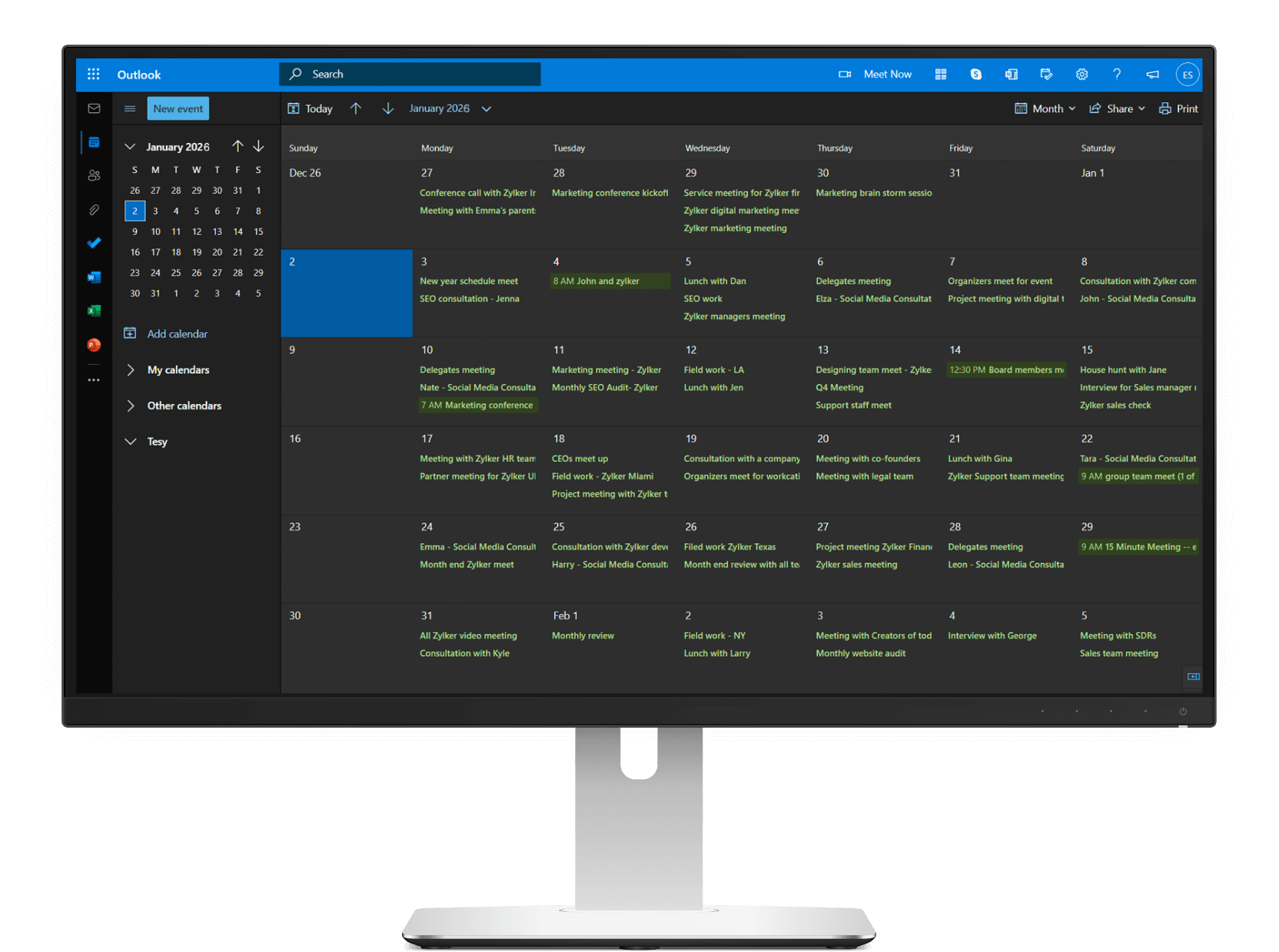 Outlook Calendar