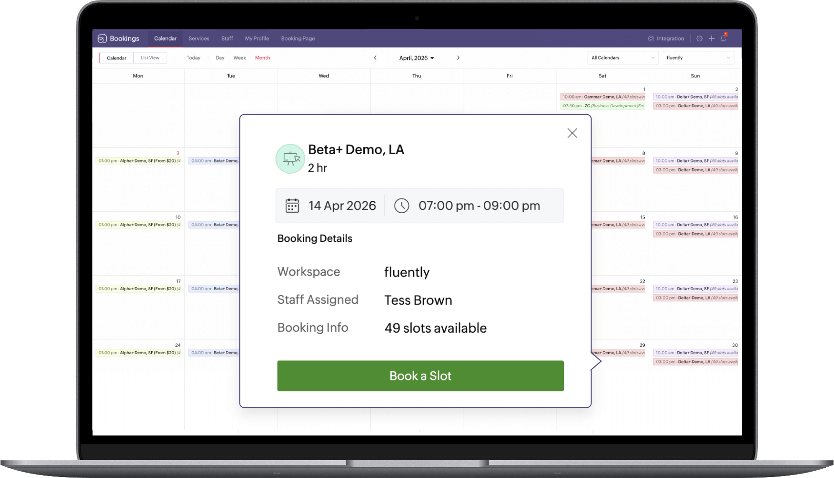 Zoho Bookings