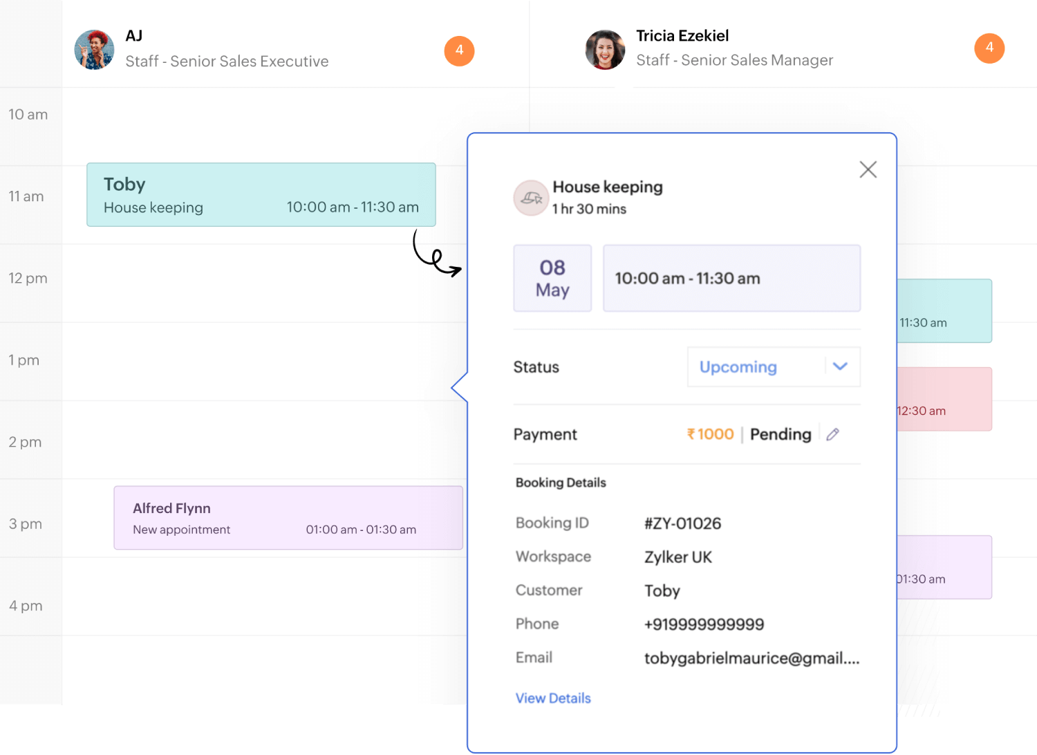 Kalender-Dashboard