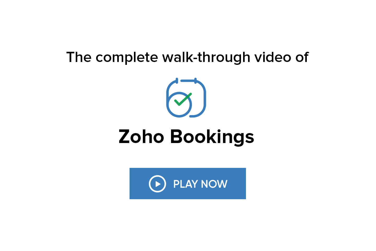 Zoho Bookings Sign Out Page Watch The Complete Walk Through Video Of Zohos Appointment Scheduler