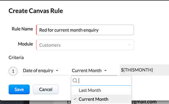 canvas rule criteria